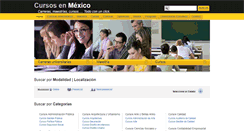 Desktop Screenshot of cursos-en-mexico.com.mx